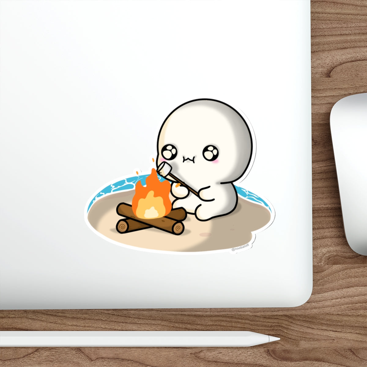 Bonfire - Beach Day Die-Cut Sticker