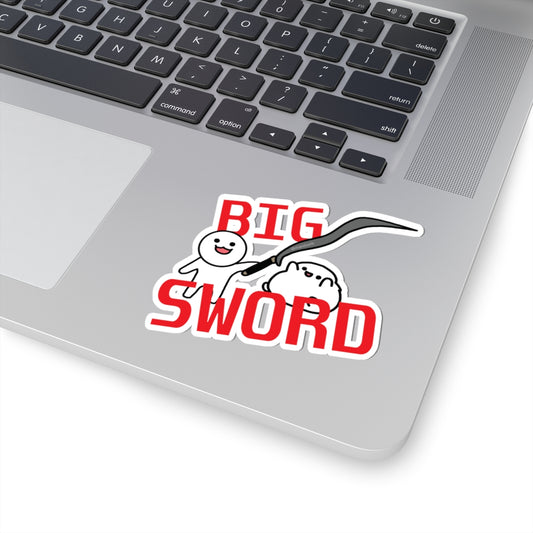 Big Sword By MandoSRB Kiss-Cut Sticker