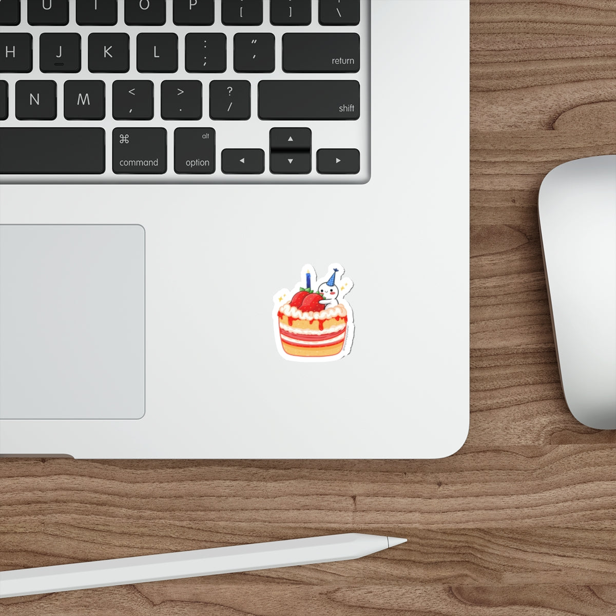 Noobie Birthday Cake - HangryHangryHeather Birthday Die-Cut Sticker