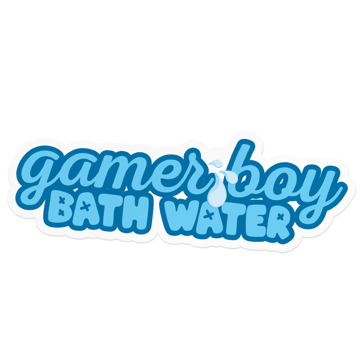 Gamer Boy Bath Water - Beach Episode Die-Cut Sticker