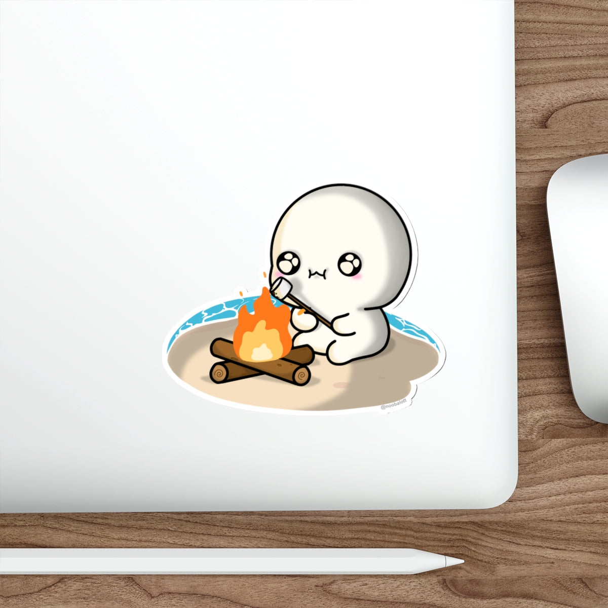 Bonfire - Beach Day Die-Cut Sticker