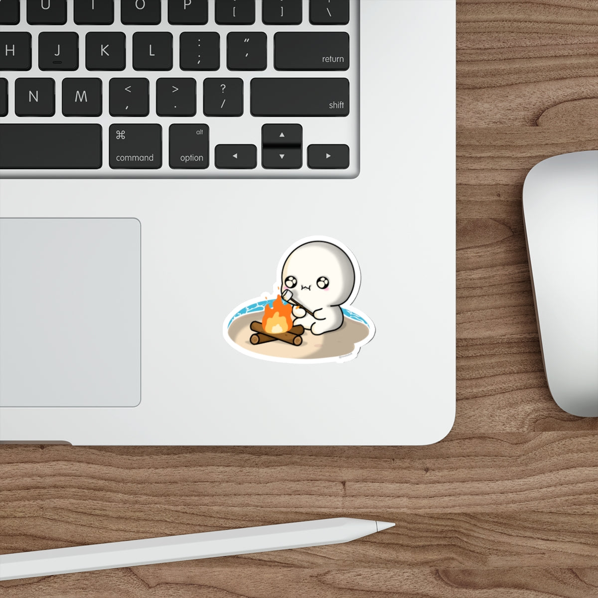 Bonfire - Beach Day Die-Cut Sticker