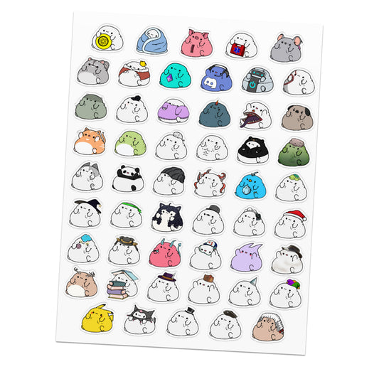 Chat Cubby Sticker Sheet