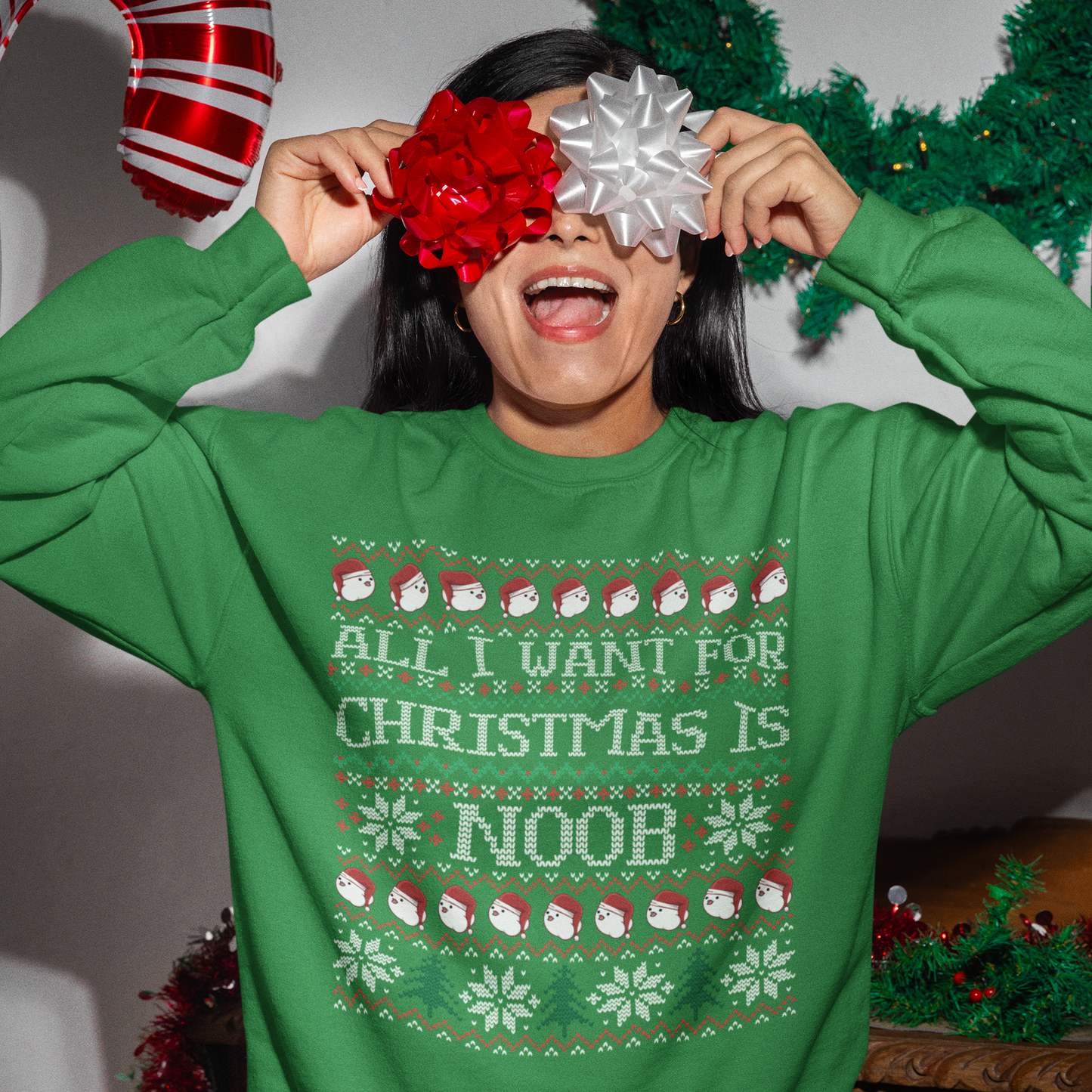 All I Want For Christmas is Noob - Buttmas Sweater